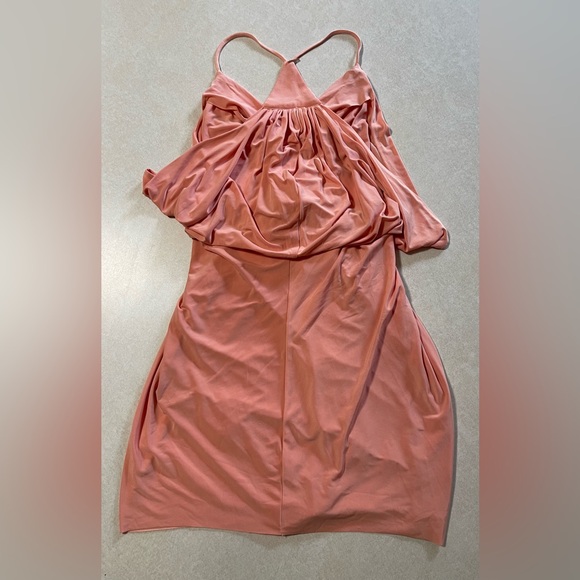 MISA Los Angeles Domino Mini Dress in Apricot Size S NWT - Picture 7 of 12